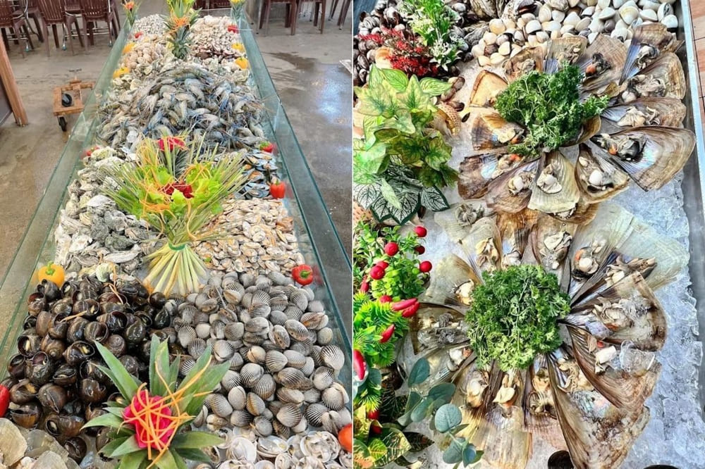 Hải sản tại Buffet KCX được cập nhật theo mùa, đảm bảo giữ nguyên hương vị và độ tươi ngon đến khách hàng (Nguồn: Buffet Hải sản KCX Quận 7)